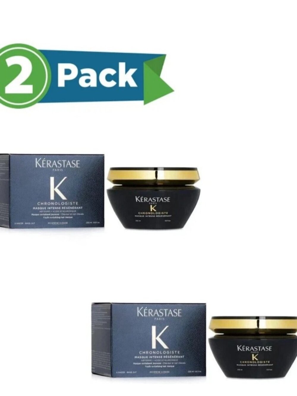 2x Kerastase Chronologiste Masque Intense Regenerant 6.8oz/200ml